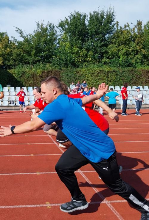 Lukas Szczendzina startet beim LAG-Sportfest über 50 Meter