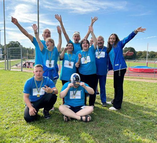 Große Freude bei den Teilnehmern aus dem Werk Wörth am LAG-Sportfest