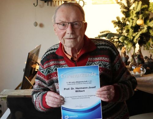 Prof. Dr. Hermann-Josef Wilbert ist Gründungsmitglied der heutigen Lebenshilfe Südliche Weinstraße