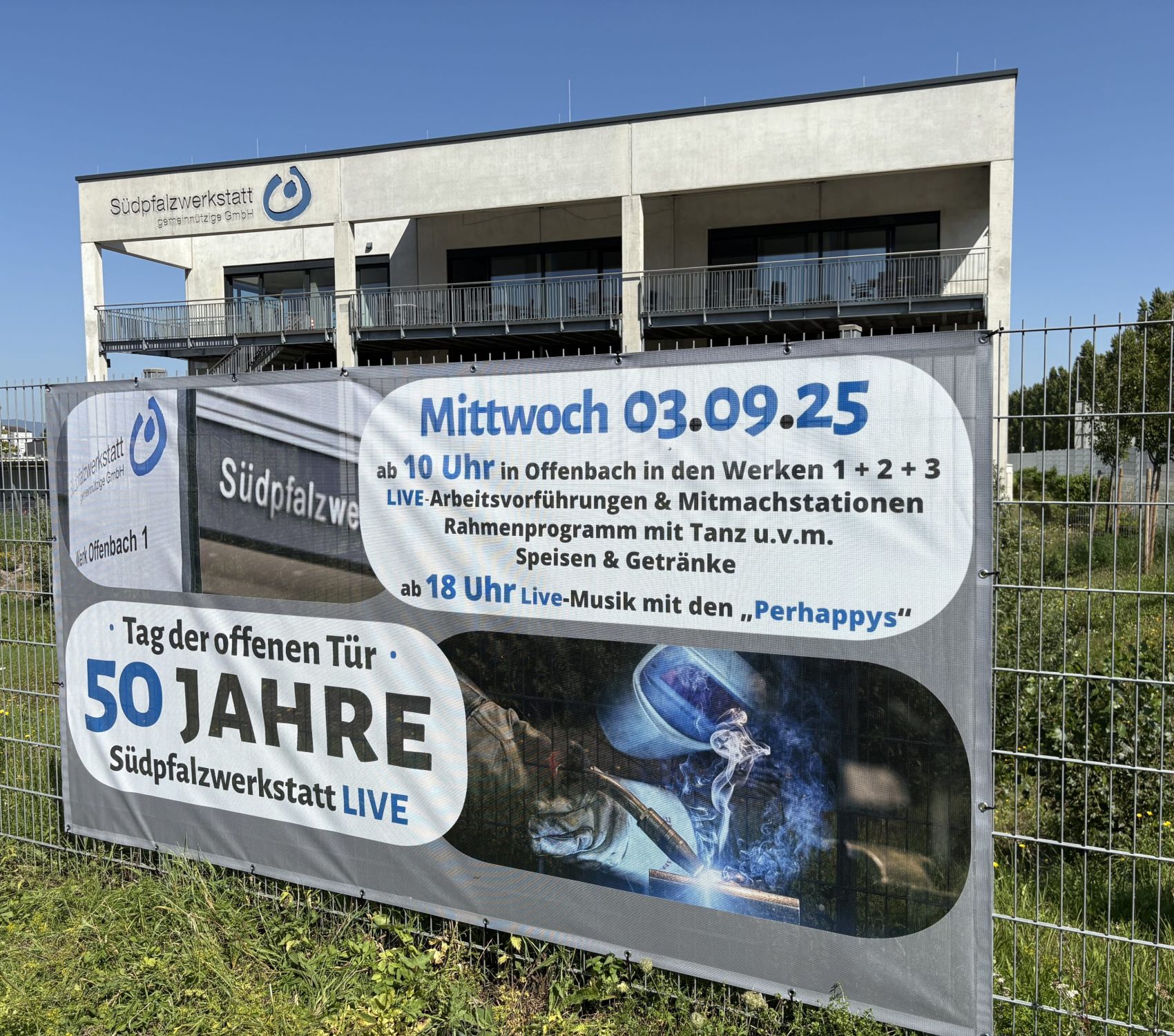 Werbebanner zum Tag der offenen Werkstatt