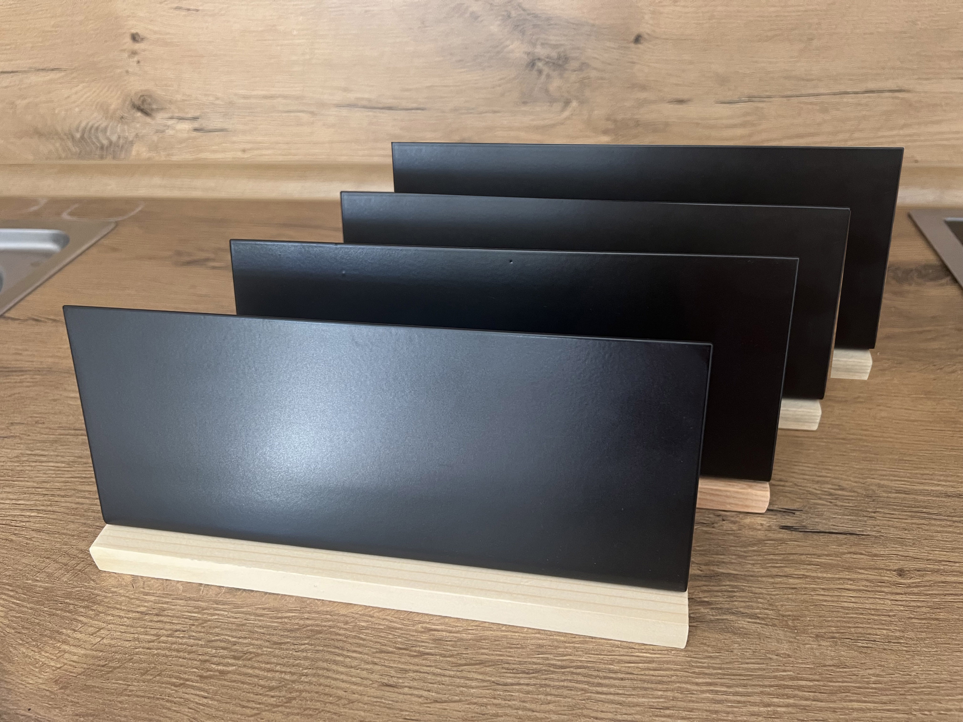 Beschriftungstafeln / Tischaufsteller mit Kreidetafel – Bild 2