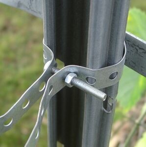 57500 - Heftdrahthalter Lochband Edelstahl (VPE 40 St.)