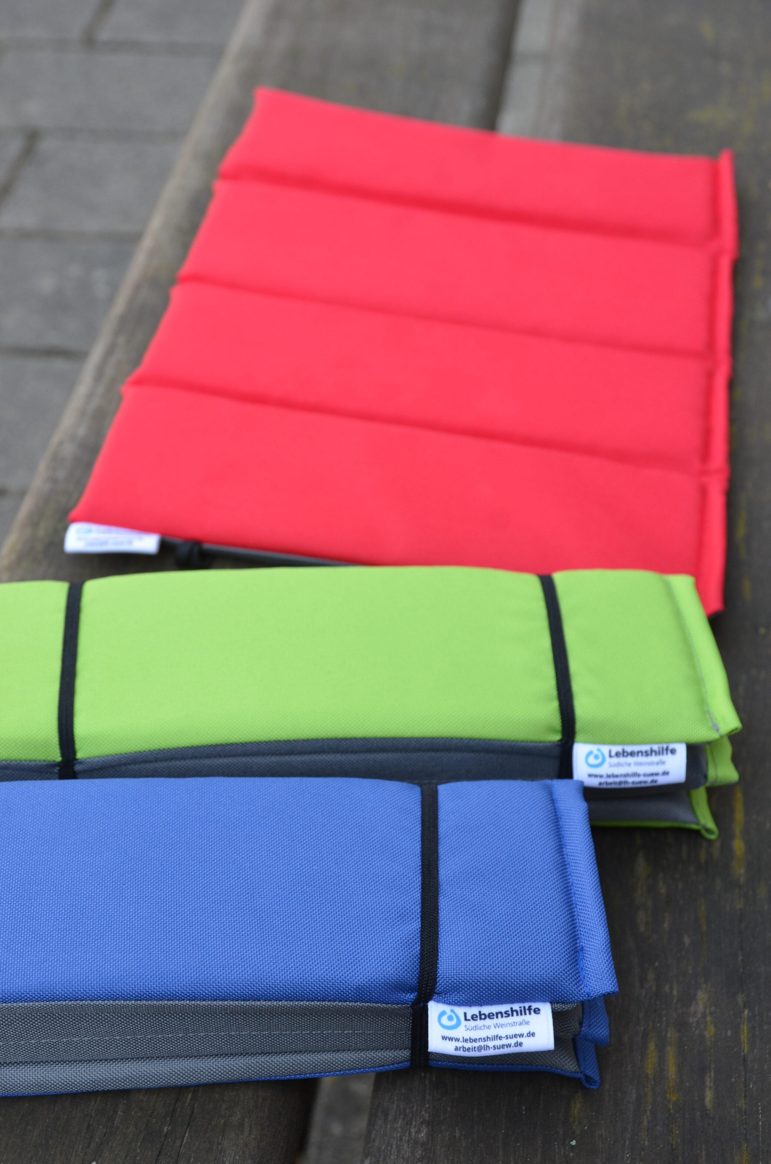 Outdoor-Faltkissen (3-teilige Sets)